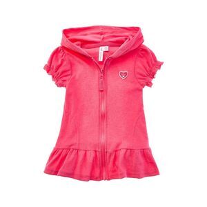 Pink Platinum Girls Hooded Terry Coverup, Pink